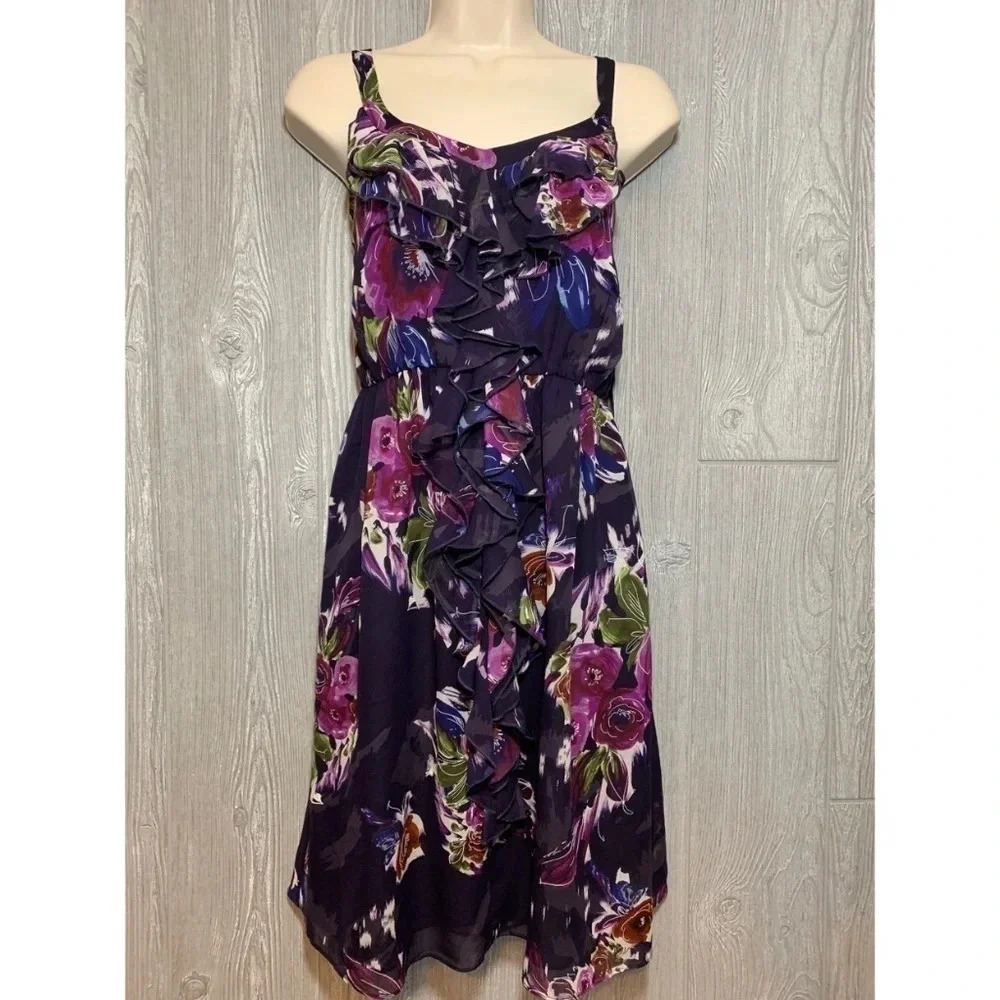 Suzi Chin for Maggy Boutique Silk Dress 4 NWT